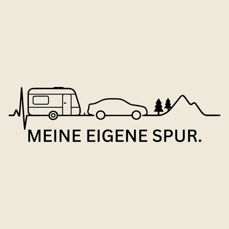 MEINE EIGENE SPUR (Wohnwagen - Farbe anpassbar)