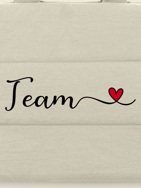 Team mit Herz