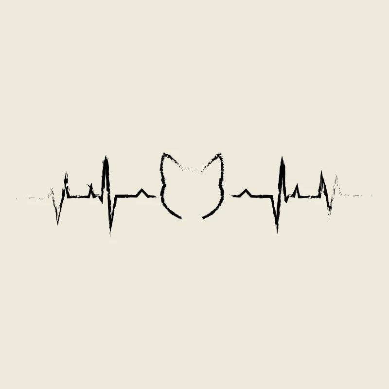 Herzschlag EKG Katze