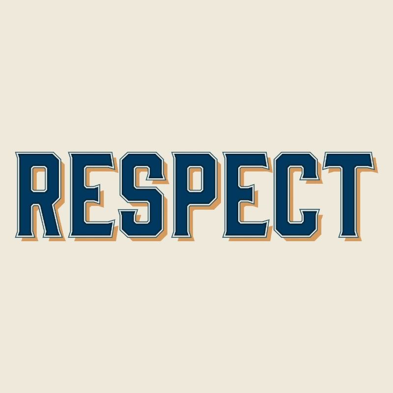 Design abstrait de respect avec des couleurs vives