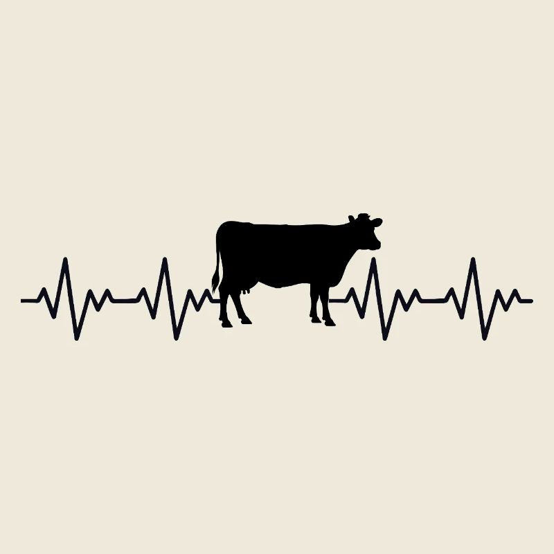 Bauer Kuh EKG Herzschlag