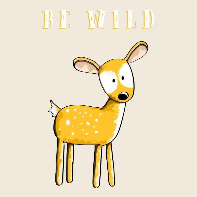 Be Wild Fawn - deer - deer - deer - roebuck