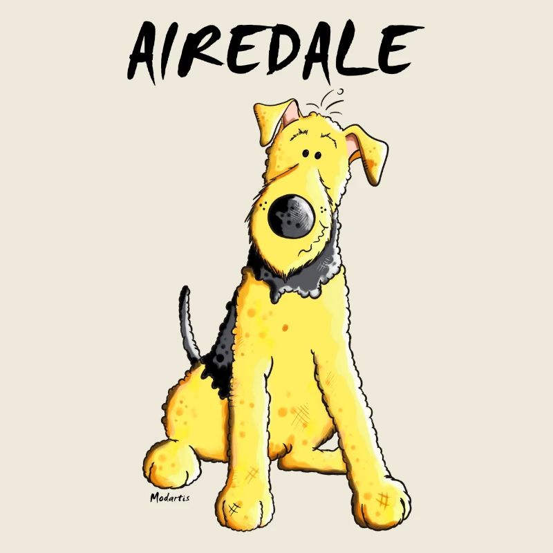 Witziger Airedale Terrier