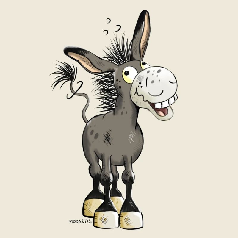 Smiling Donkey