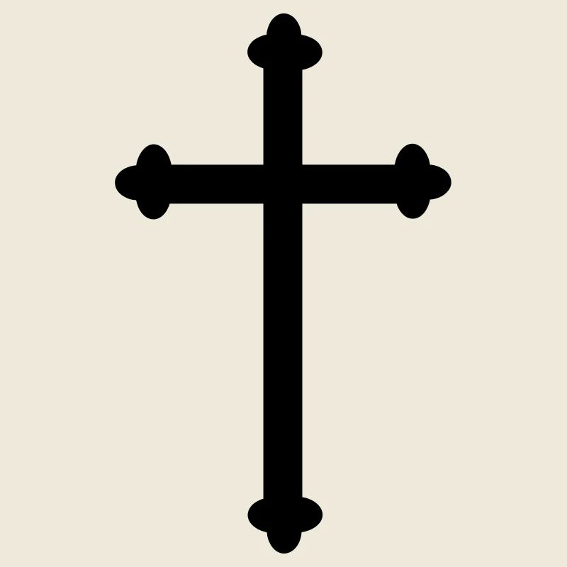 Kreuz als Schattenbild
