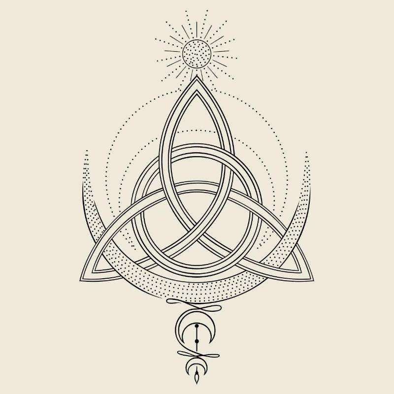 Trinity Knoten Triqueta Triquetra