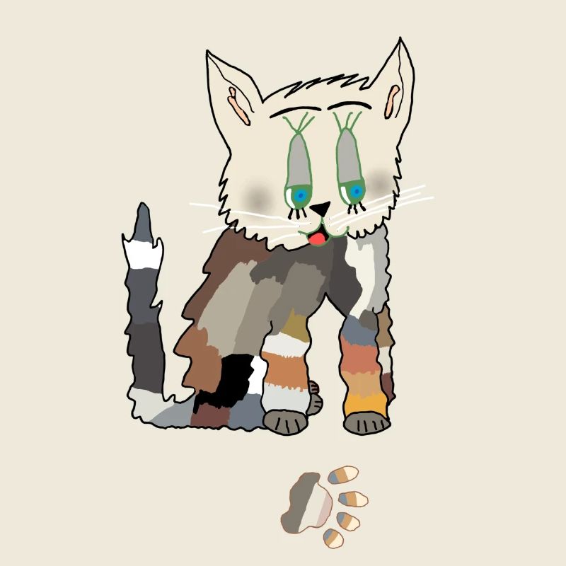 Patchwork Katze Fred Tatze