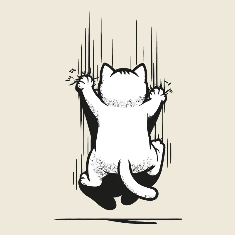 Cat Scratch Catlove Funny Animals