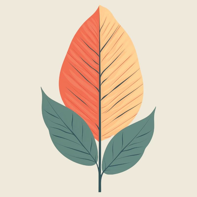 Minimalist Leaf