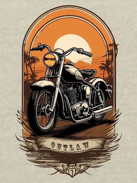 Retro Motorcycle