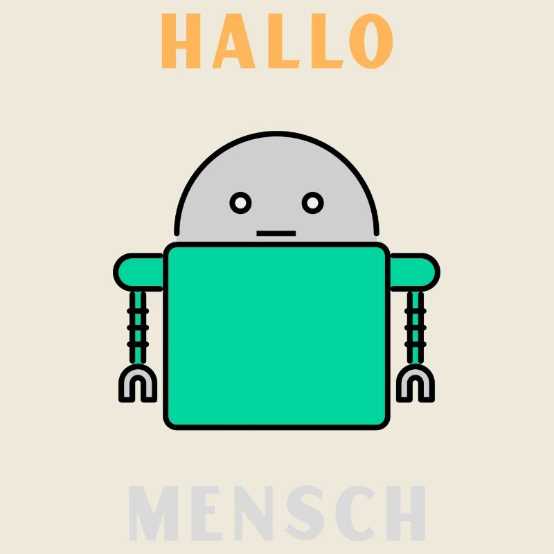 Hallo Mensch - Roboter Begrüßung