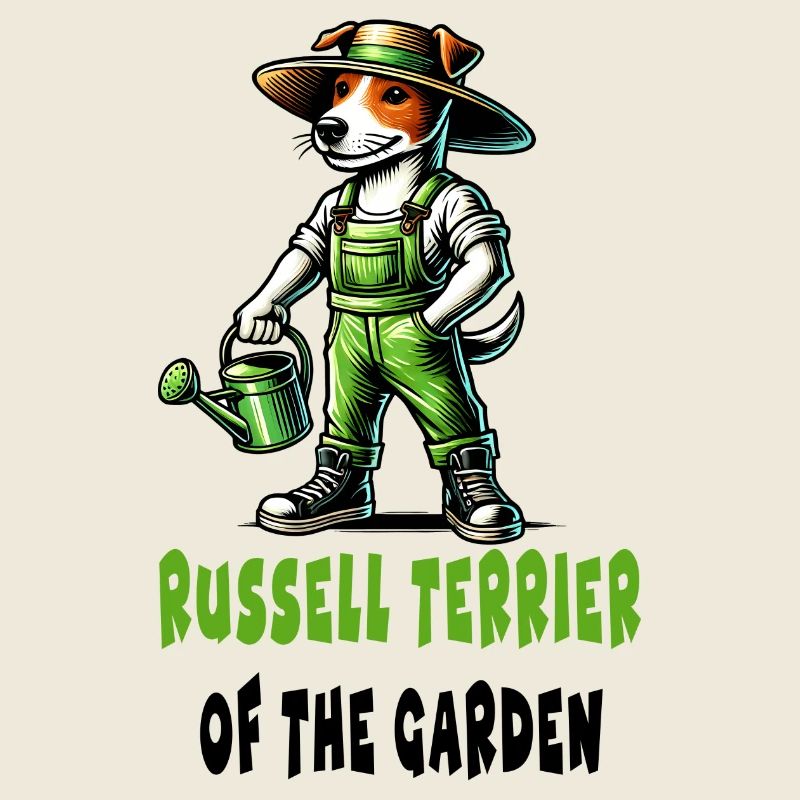 Jack Russell Terrier Gardener