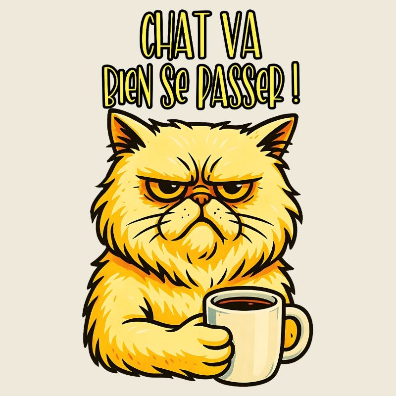 Chat va bien se passer ! - Humour Chat