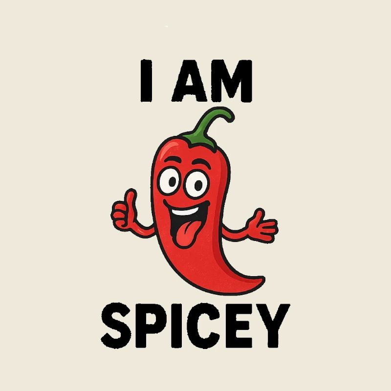 Conception de dessin animé ludique Chili Paprika