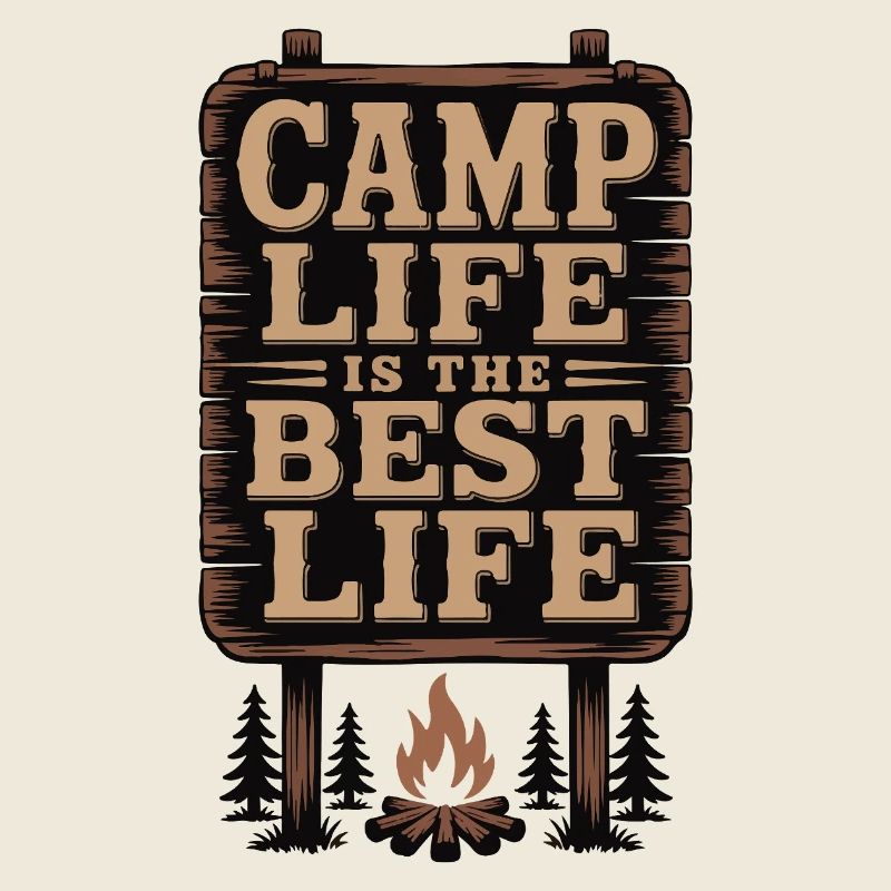 La vie de camp est la meilleure vie