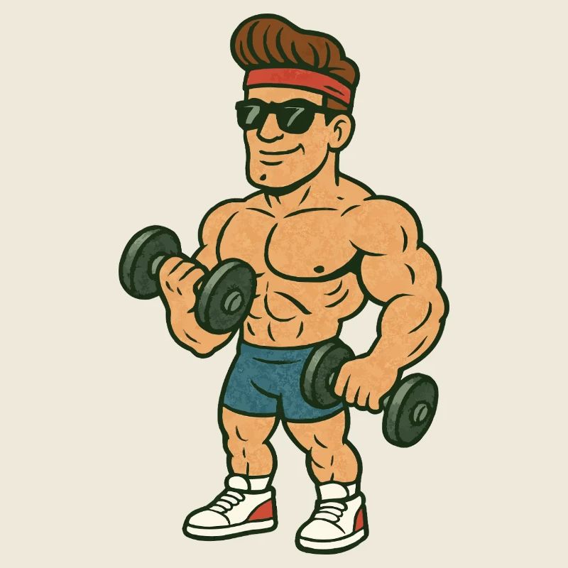 Bande dessinée Bodybuilder