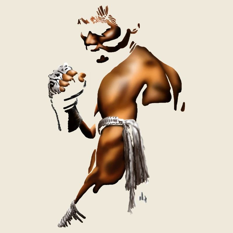 Kampfgeist Boxer Illustration