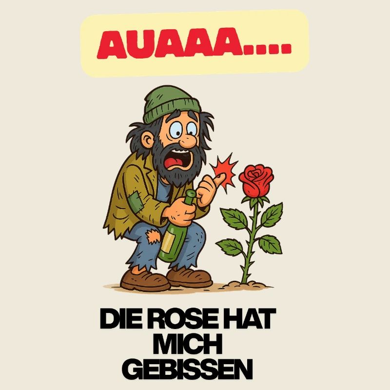 Ouch, the rose bit me