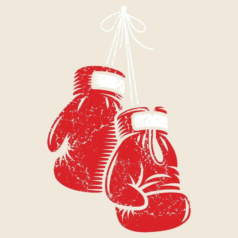 Design de gants de boxe vintage