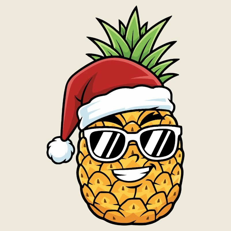Weihnachten Ananas Kunst
