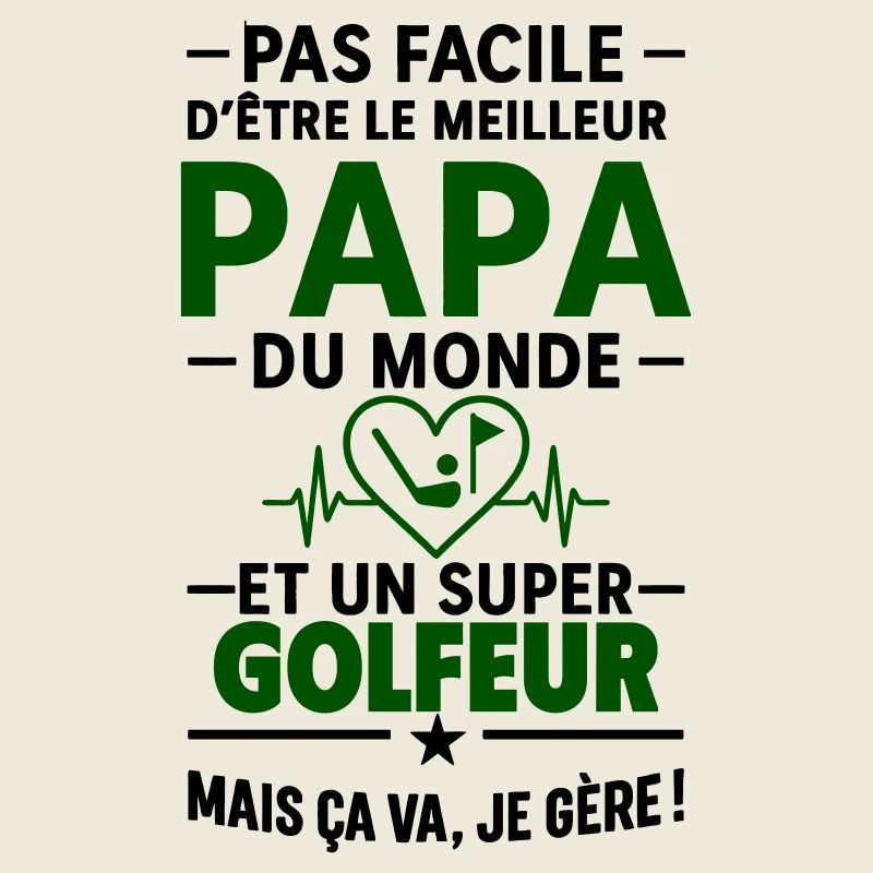Herz + Golf – Super Papa Golfer