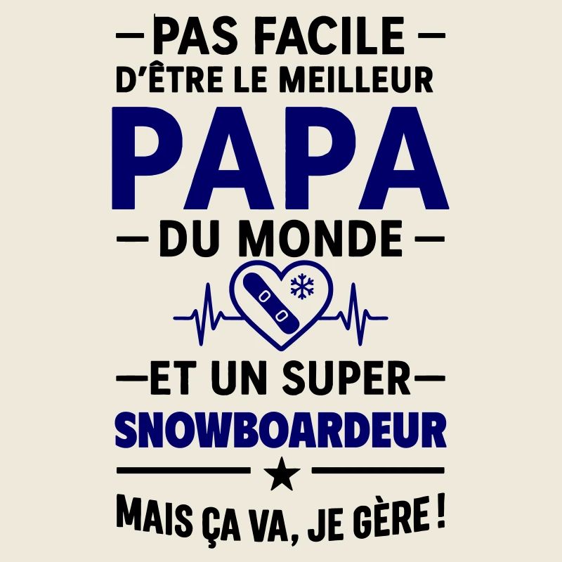 Heart + Snowboard – Super Snowboarder Dad