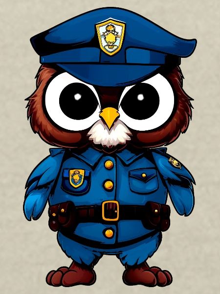 Eule Polizei