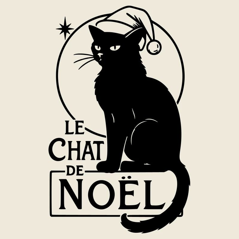 Le Chat de Noël – Vintage Christmas Cat