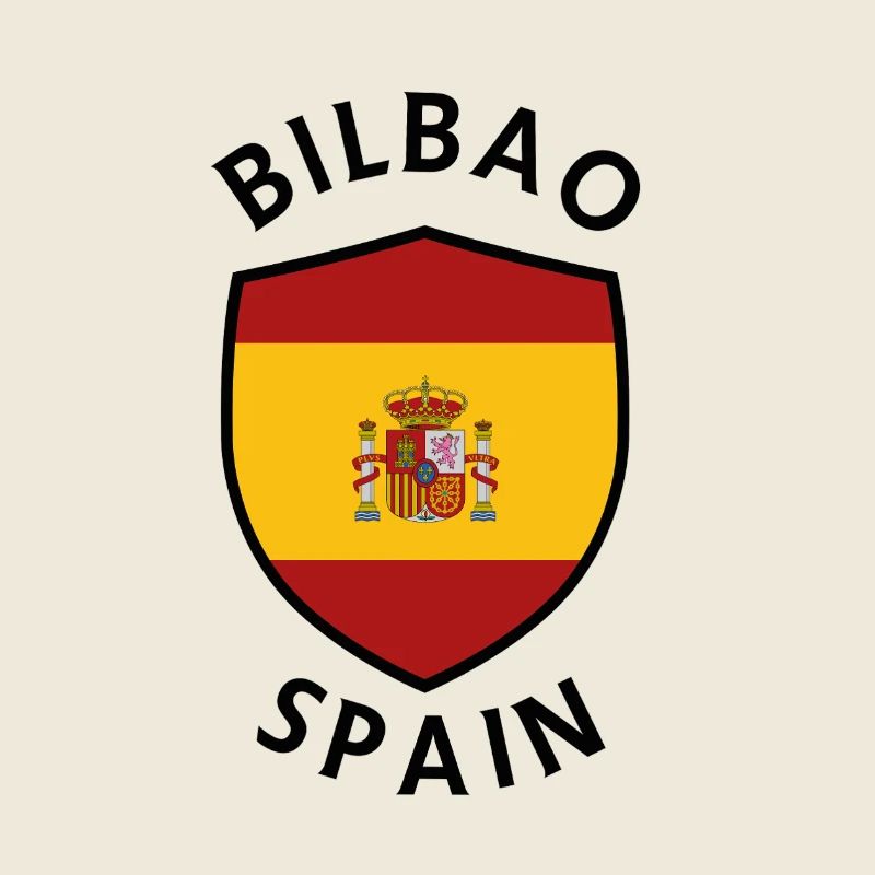 Blason de Bilbao Espagne Emblème Tee