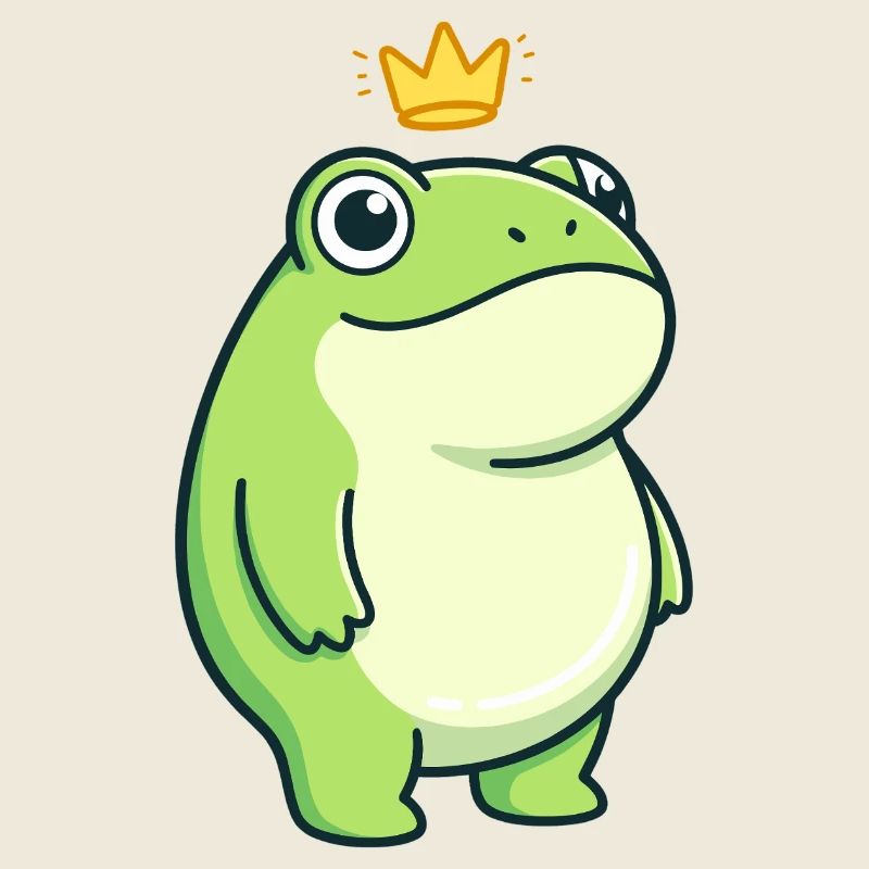 King Croak – Classic minimalist design
