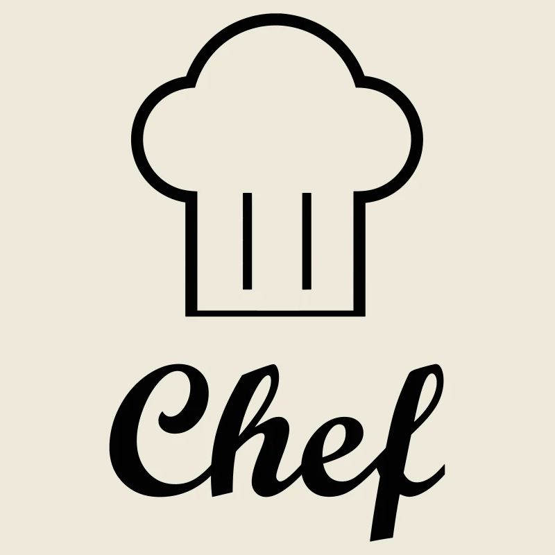 Chef : L'Iconique Toque Noire Classique