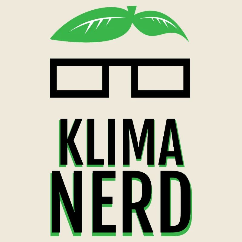 Klima Nerd Funny Plant Lover Green Nature Graphic