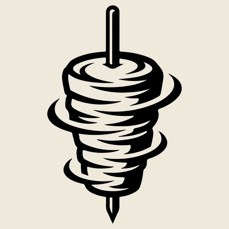 Brochette de doner kebab
