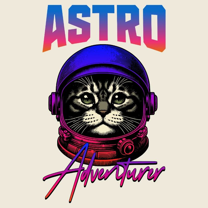 Astronaut Cat Space Helmet - Space Cat