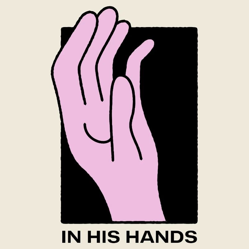 In his Hands