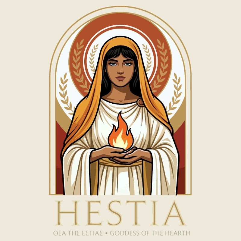 Hestia, Déesse du Feu Domestique
