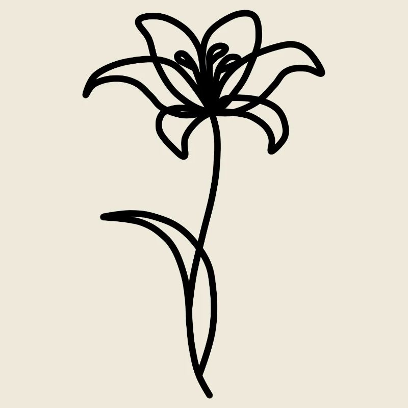 Minimalist Lily