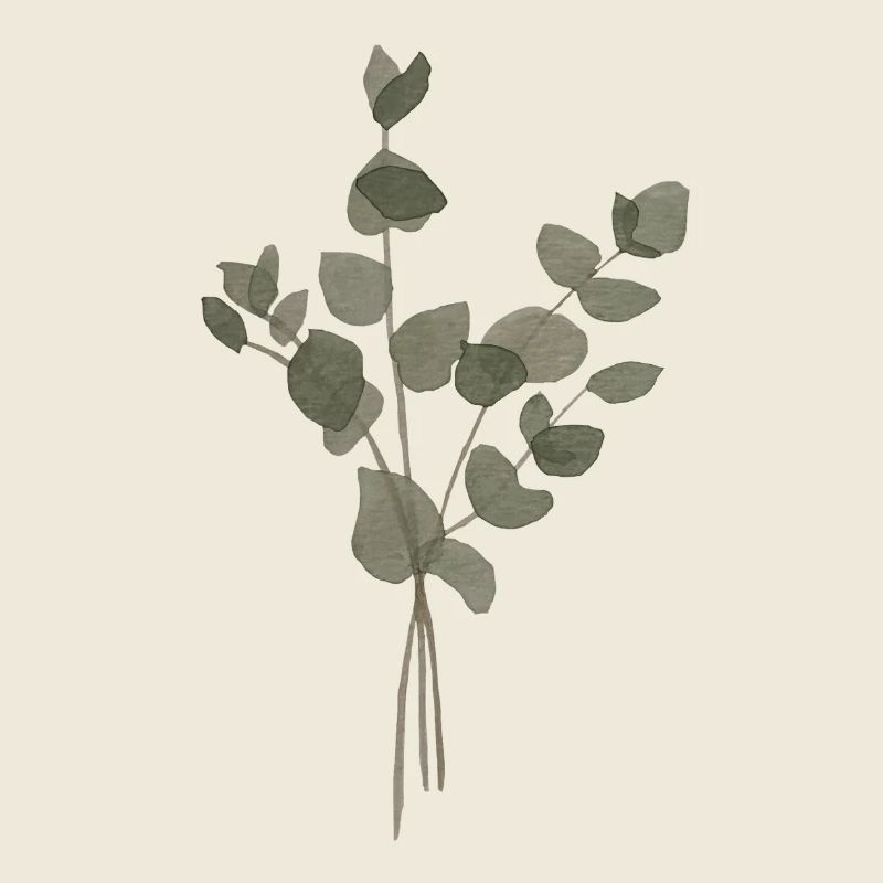 Eukalyptus-Aquarell