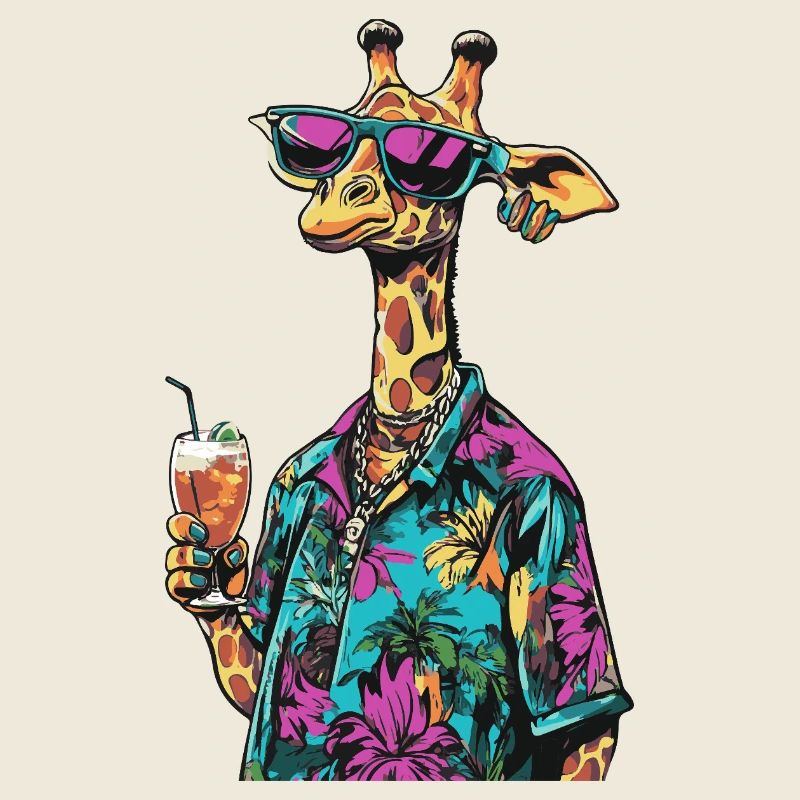 Été de la bande dessinée Girafe