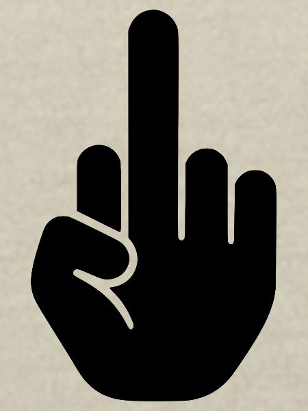 Mittelfinger
