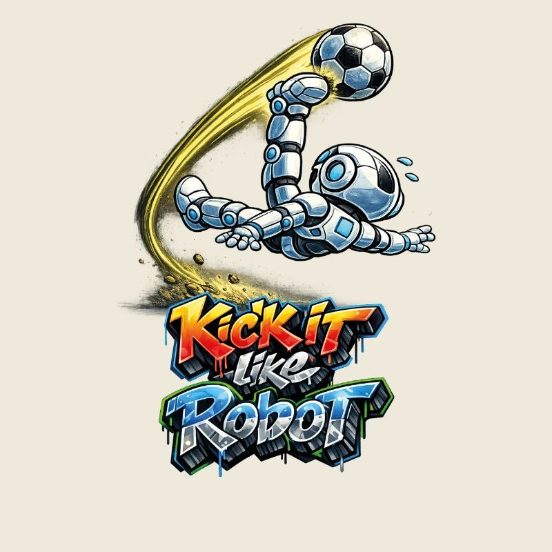 Soccer robot makes overhead kicks