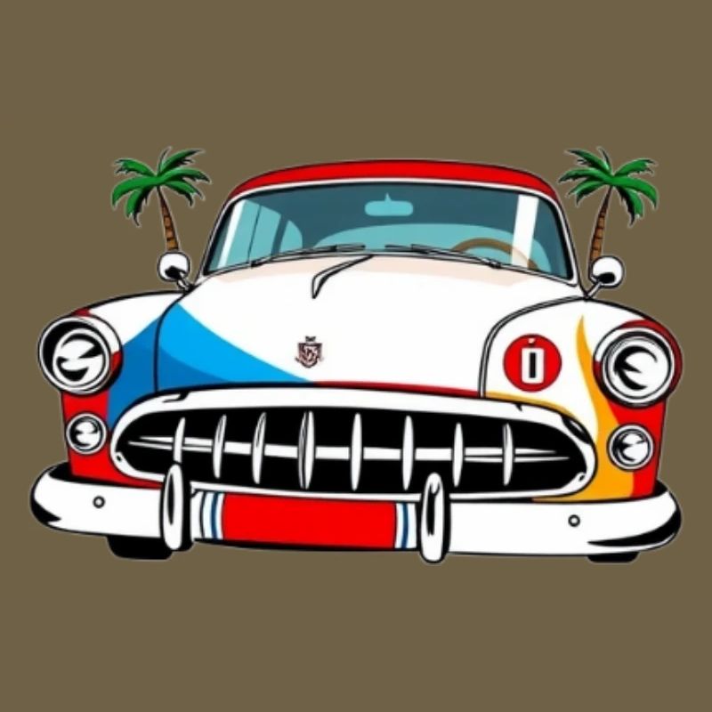 Palm Drive Oldtimer-Collage