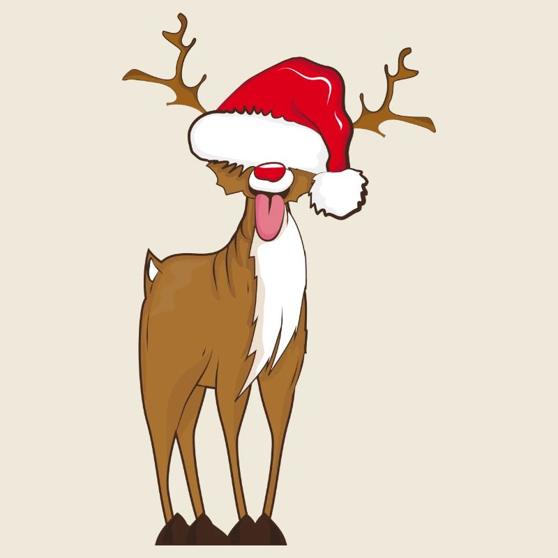 A naughty reindeer