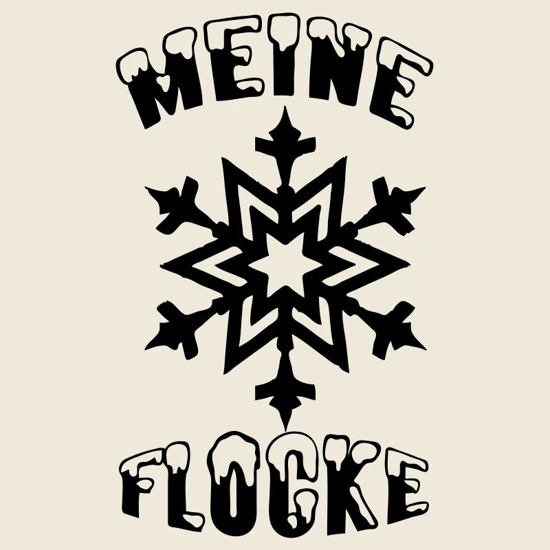 Meine Flocke Schnee Winter Liebe Geschenk