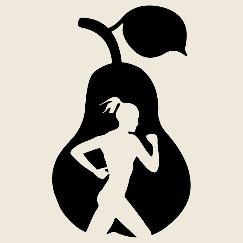 Fruit sain Harloopster dans la poire diététique