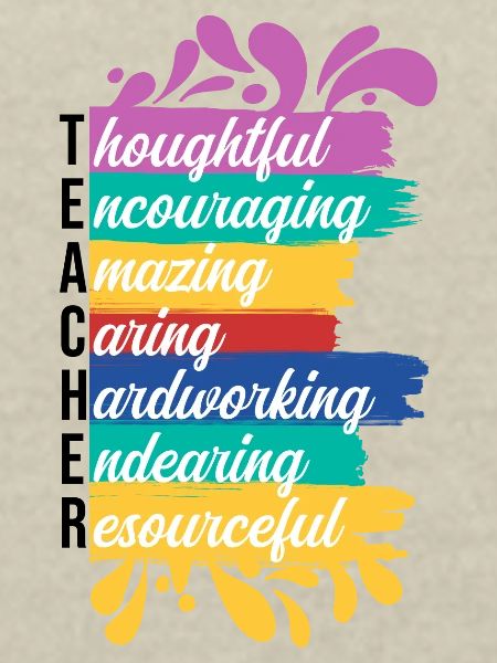 Teacher being