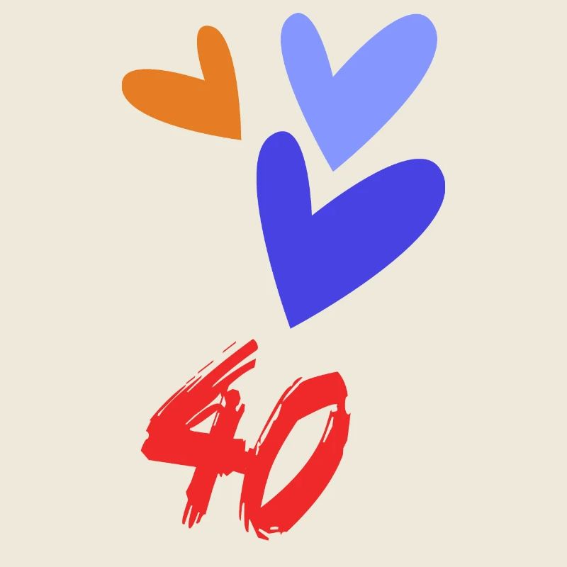 40. 40 YEARS. 40th ANNIVERSARY. BIRTHDAY 40 YEARS.