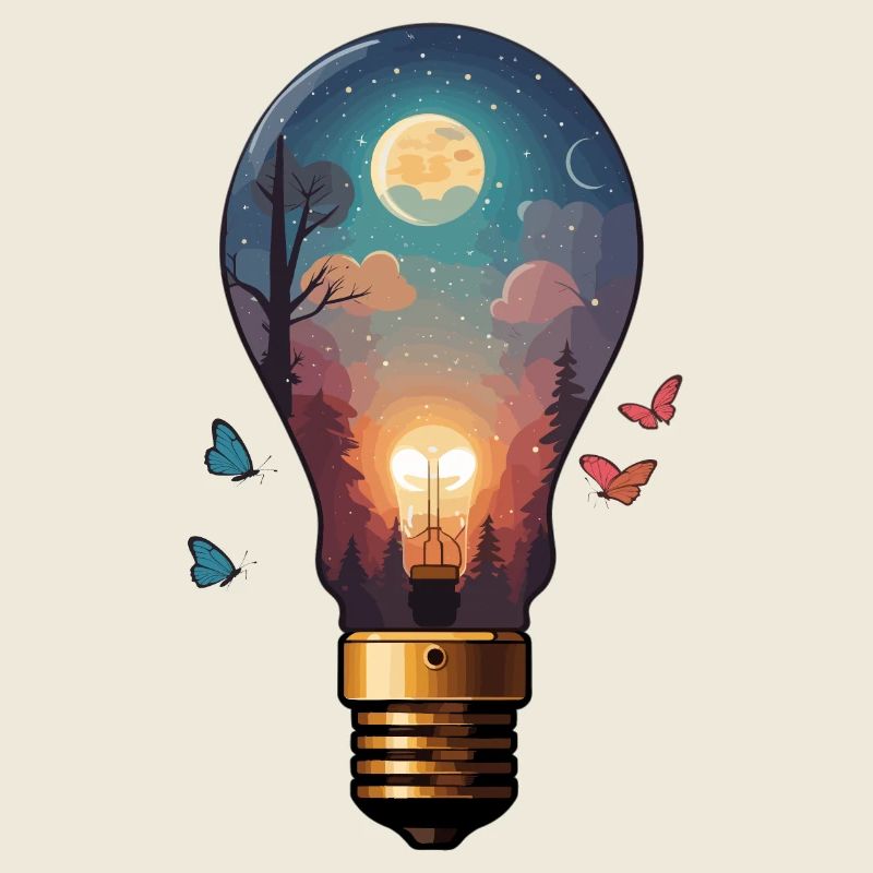 Ampoule au clair de lune