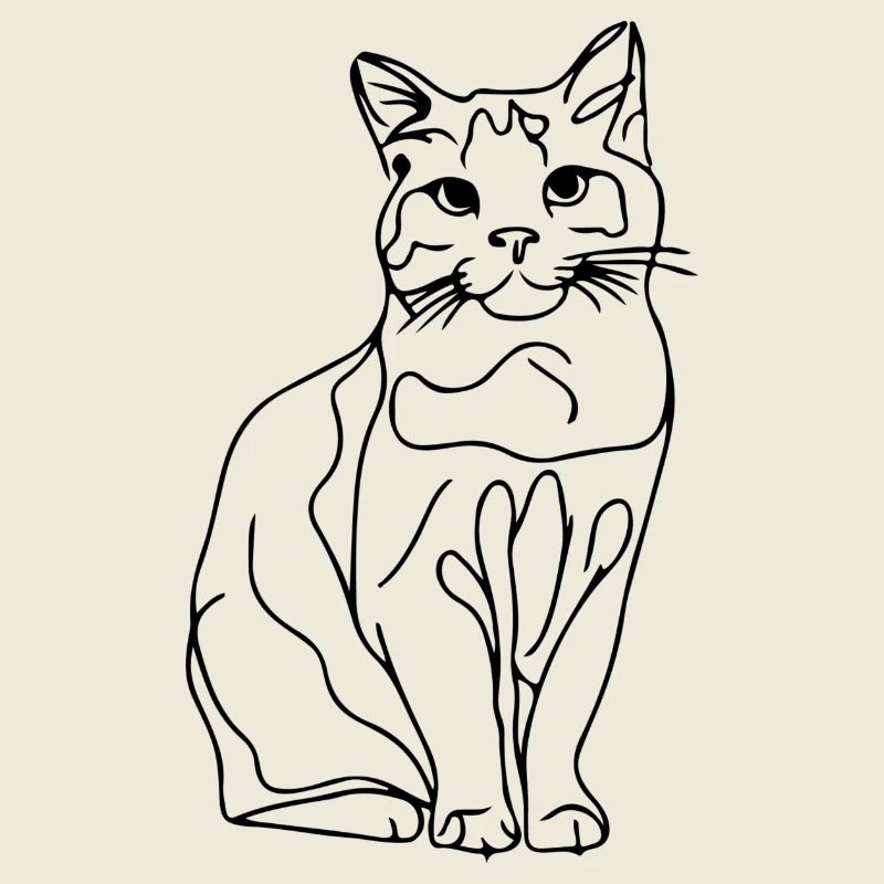 Cat_ dessin au trait