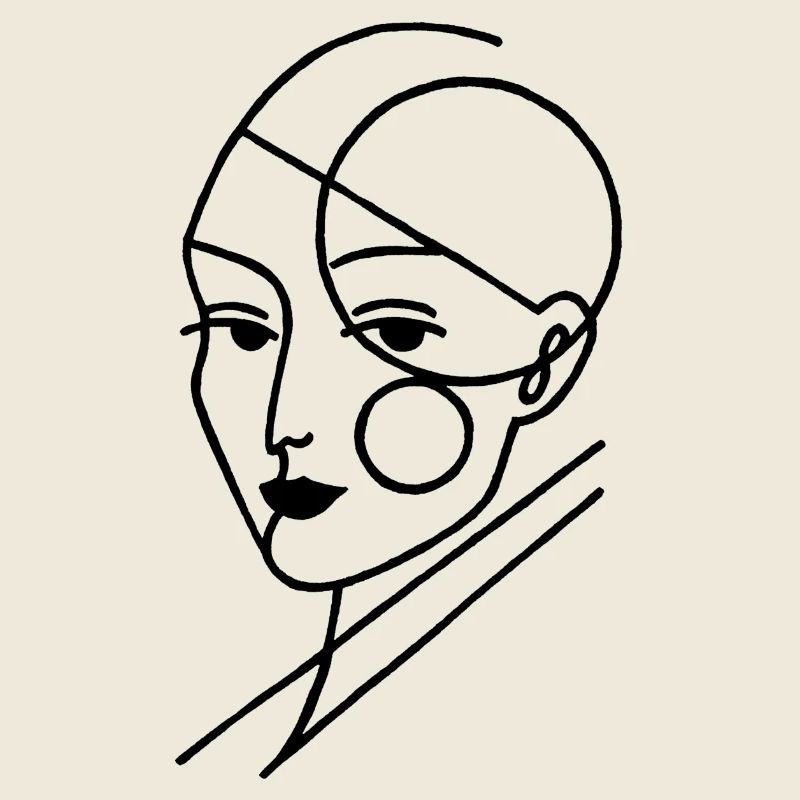 Black Geometric Human